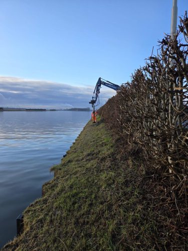 Grondboor graafmachine