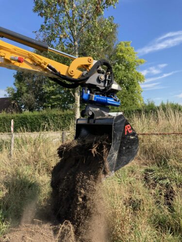 Pladdet Dieplepel In Actie