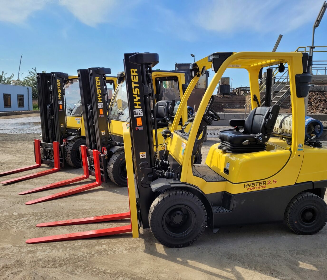 Pladdet hyster vorkheftruck image1