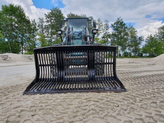 wheel loader rubble bucket