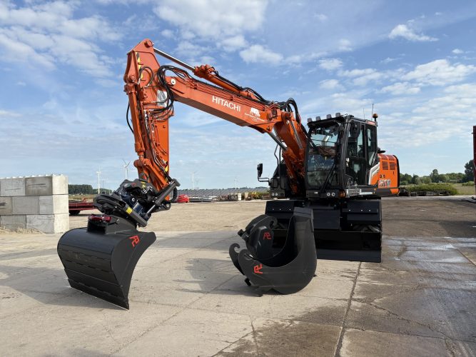 Mobiele graafmachine ZX150W-7