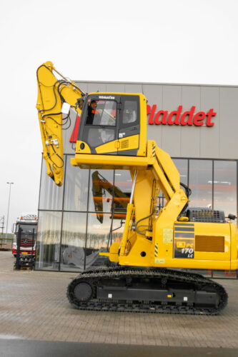 Pladdet Komatsu cabineverhoging image3