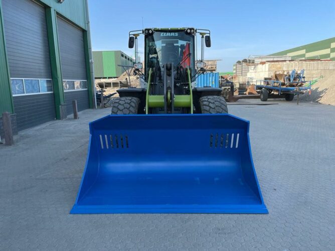 wheel loader rubble bucket