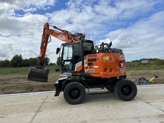 Hitachi ZX155W7 2p VDS Aannemingen image1