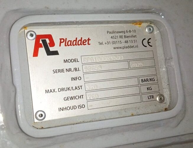 Tyeplaatje rijplatentang