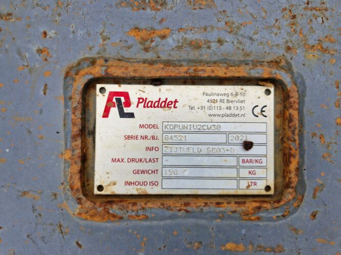 Kopplaat Pladdet CW30
