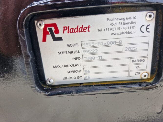 Mini-slotenbak Pladdet CW00 TL