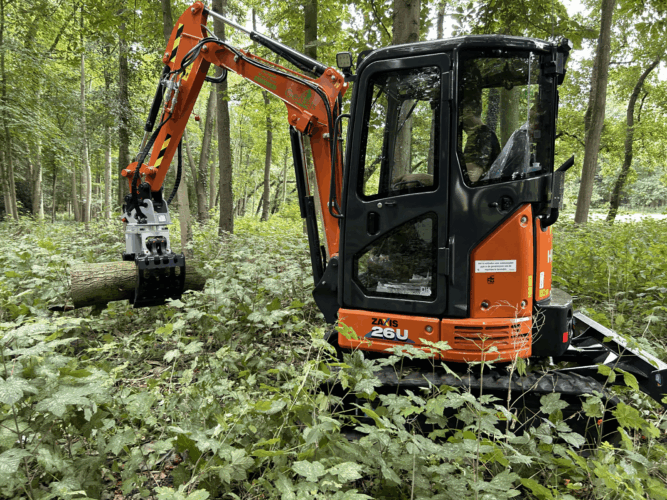 Hitachi ZX26U-6 mini-graafmachine