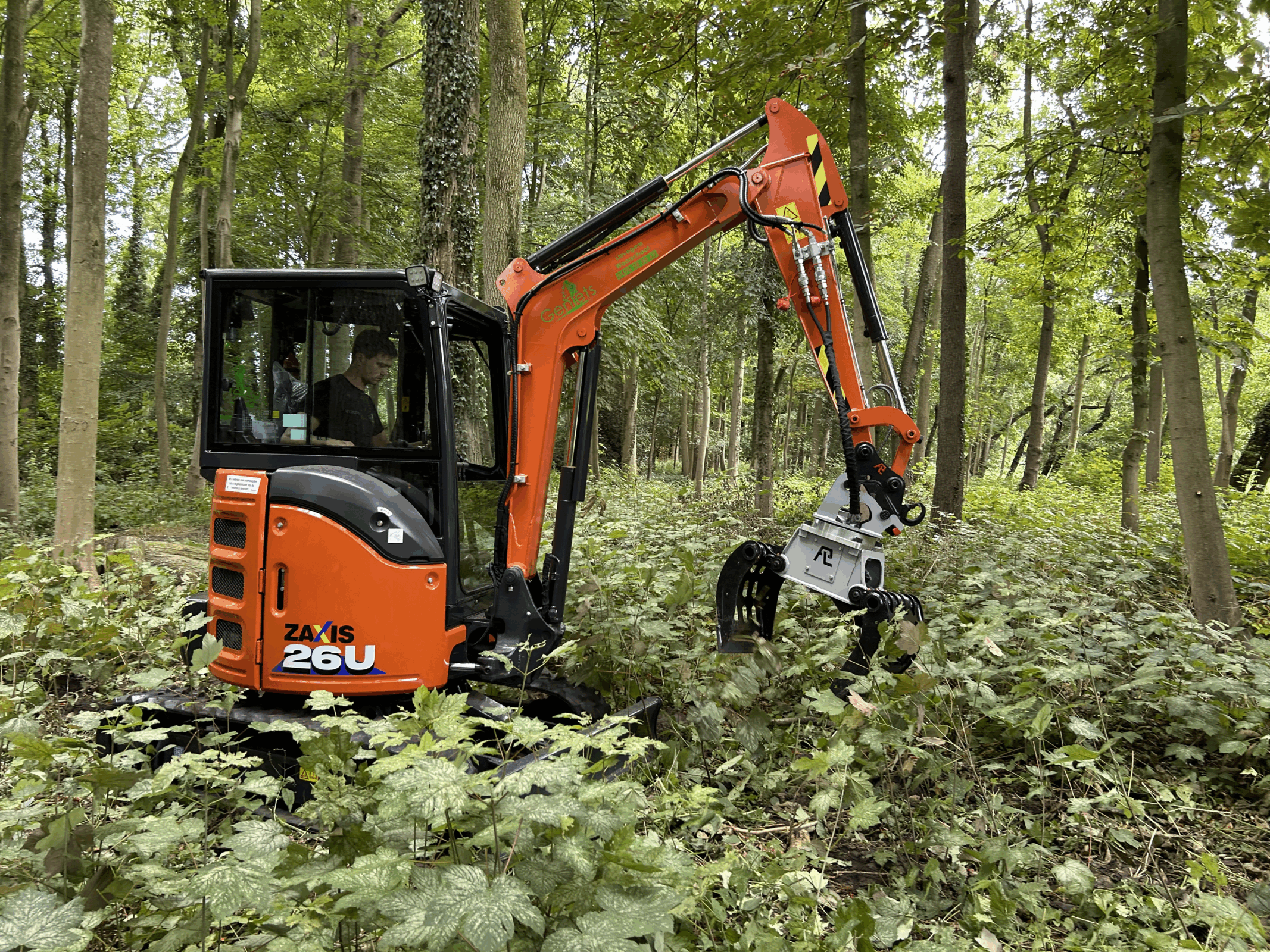 Hitachi ZX26U-6 mini-graafmachine