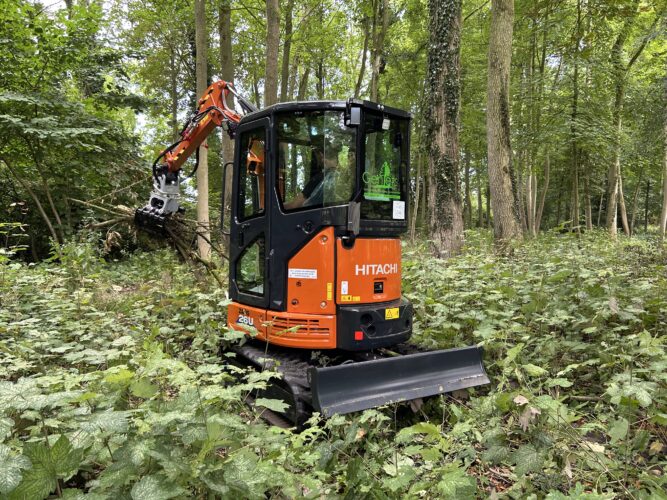 Hitachi ZX26U-6 mini-graafmachine