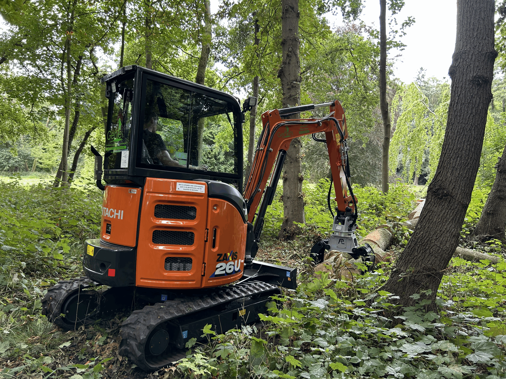Hitachi ZX26U-6 mini-graafmachine