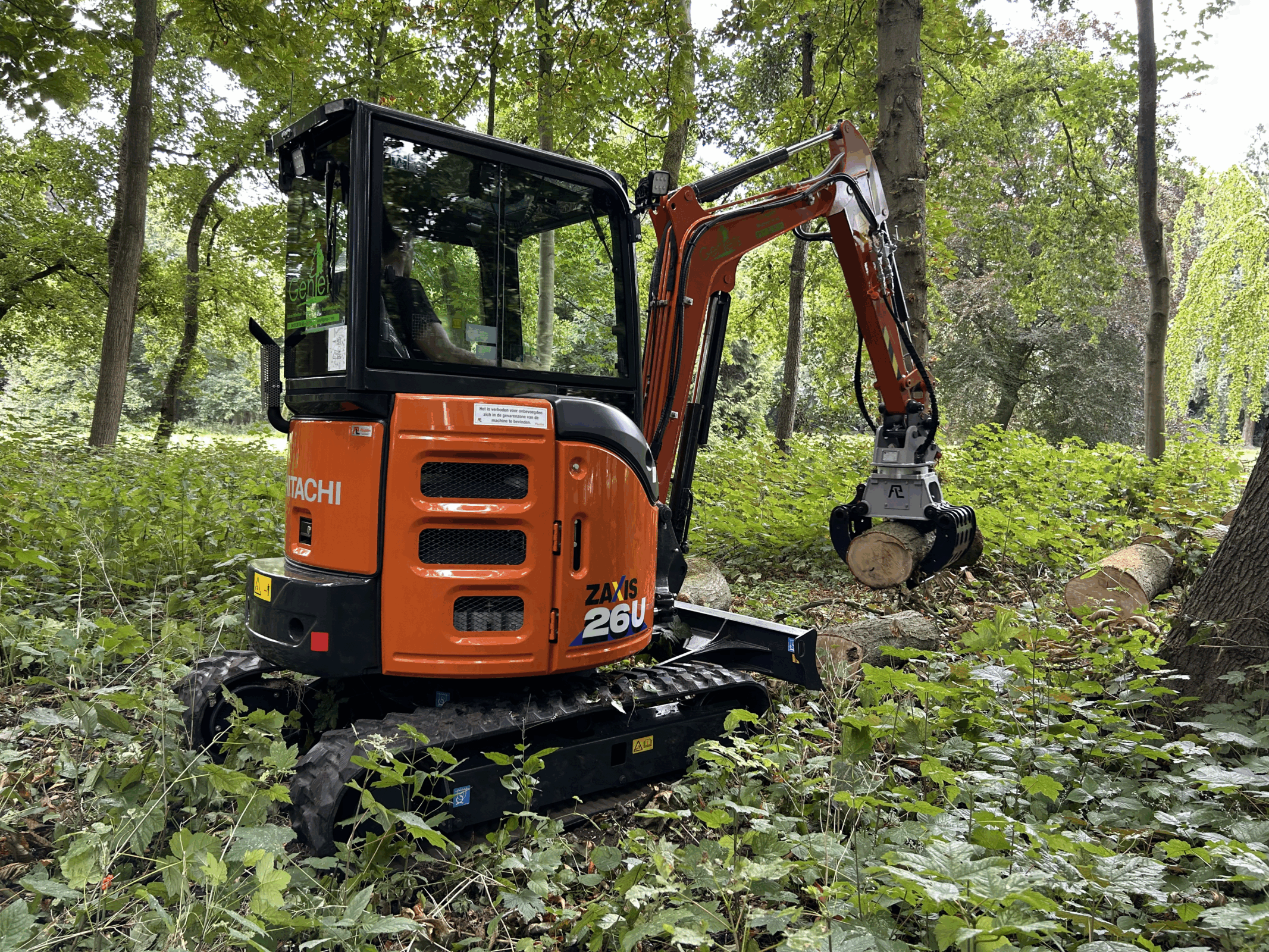 Hitachi ZX26U-6 mini-graafmachine