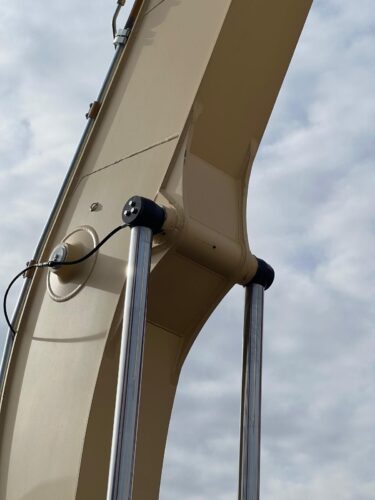 Montage dom onder giek