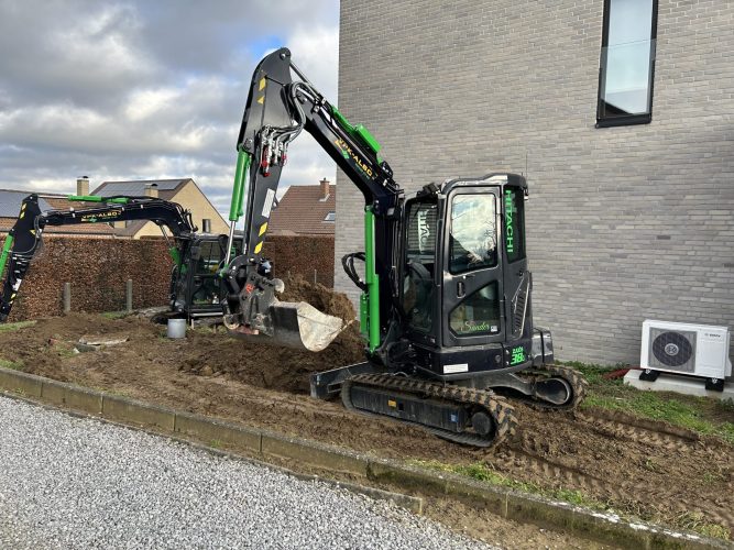 Hitachi ZX38u-6 minigraafmachine