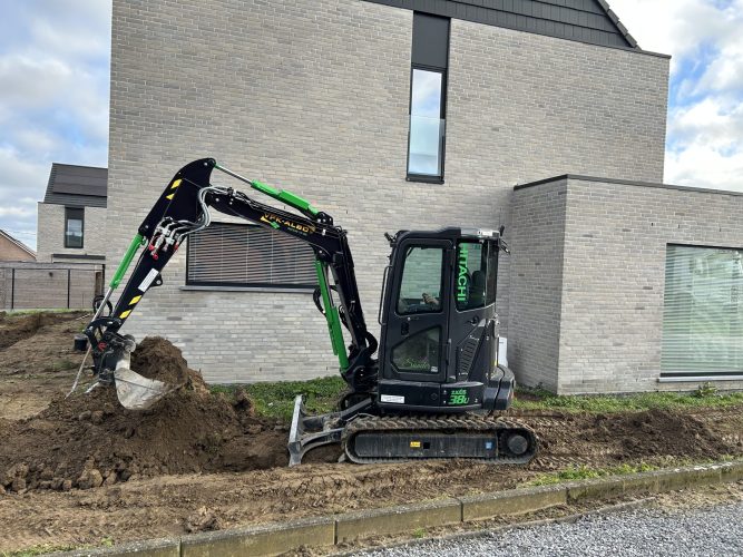 Hitachi ZX38u-6 minigraafmachine