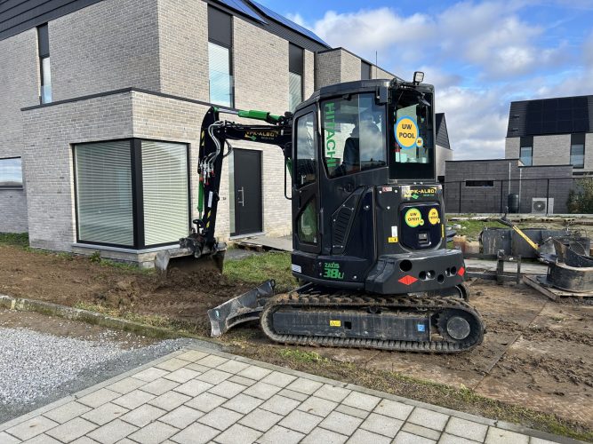 Hitachi ZX38u-6 minigraafmachine