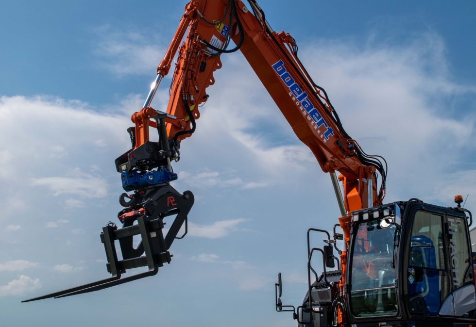 Graafmachines palletframe