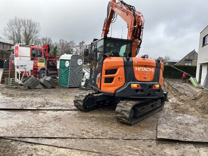 Hitachi ZX95US-7 Pladdet