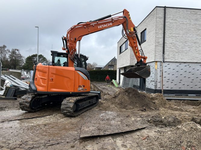 Hitachi ZX95US-7 Pladdet