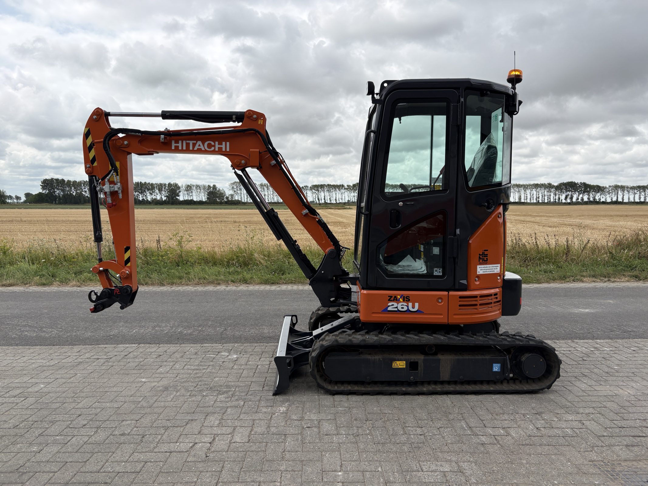 Hitachi ZX26U-6 mini-graafmachine
